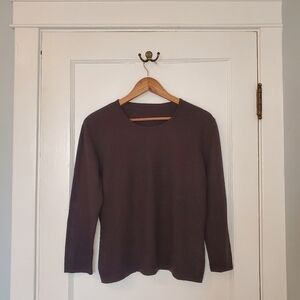 Oska Merino Wool Sweater – Size M/L – Chocolate Brown